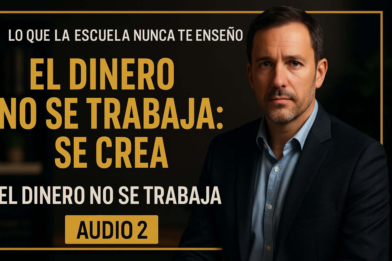 🎧 AUDIO 2 — “EL DINERO NO SE TRABAJA: SE CREA”  De qué trata:  Este audio enseña que el dinero del siglo XXI viene de sistemas y escalabilidad, no de horas de trabajo. Basado en tus capítulos sobre software, internet, YouTubers, e-commerce, y automatización.