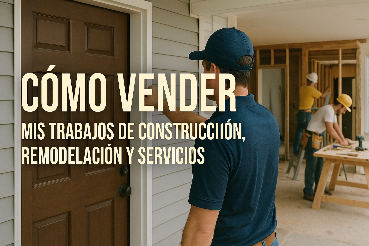 Vende tu Servicio como un Profesional: Estrategias de Ventas para Trabajos de Construcción, Remodelación y Servicios Manuales”